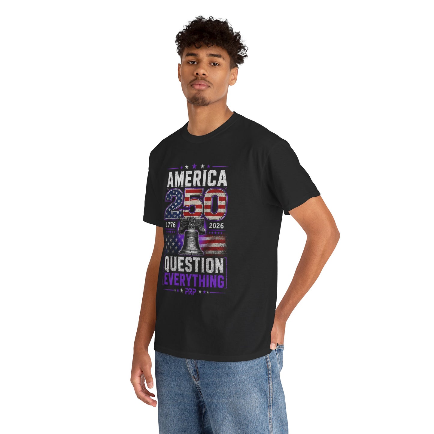 America 250 Liberty Bell T-Shirt — "Question Everything" Patriotic 1776–2026 Tee