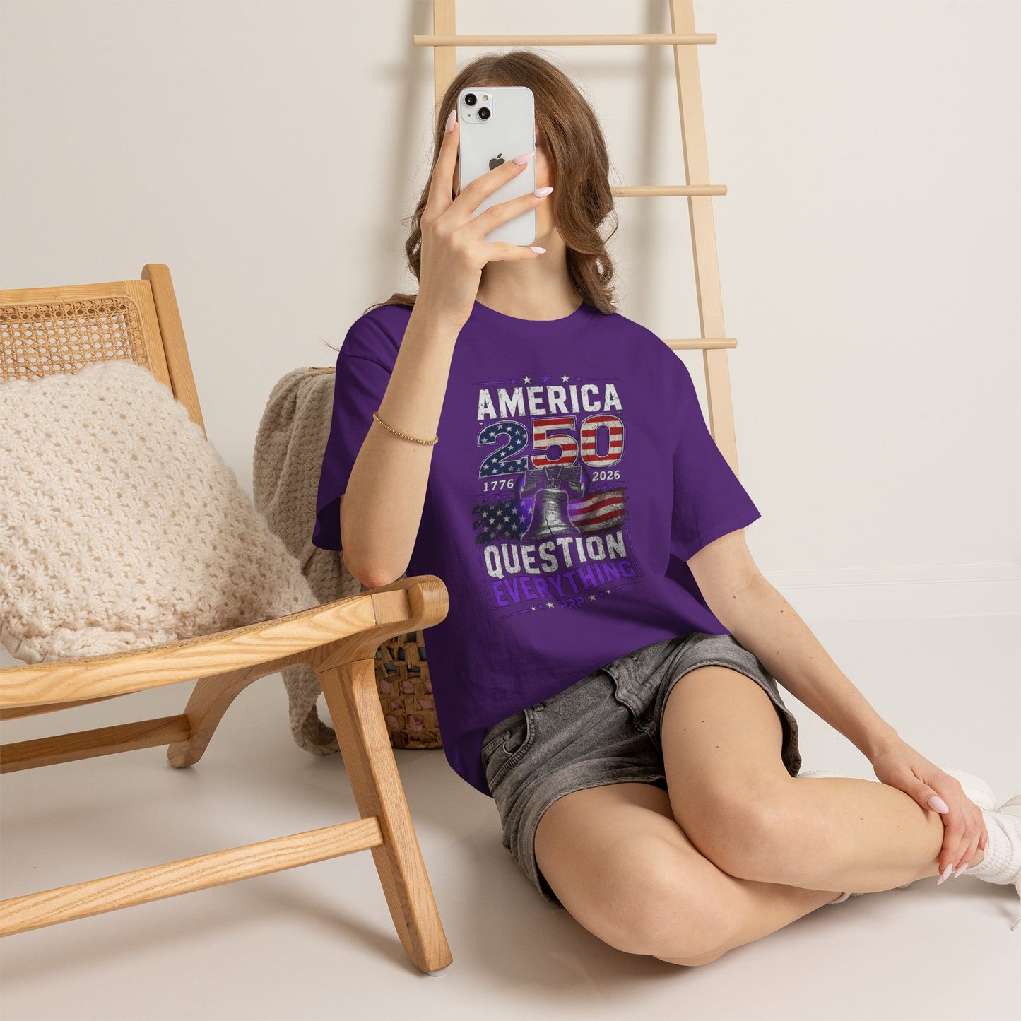 America 250 Liberty Bell T-Shirt — "Question Everything" Patriotic 1776–2026 Tee