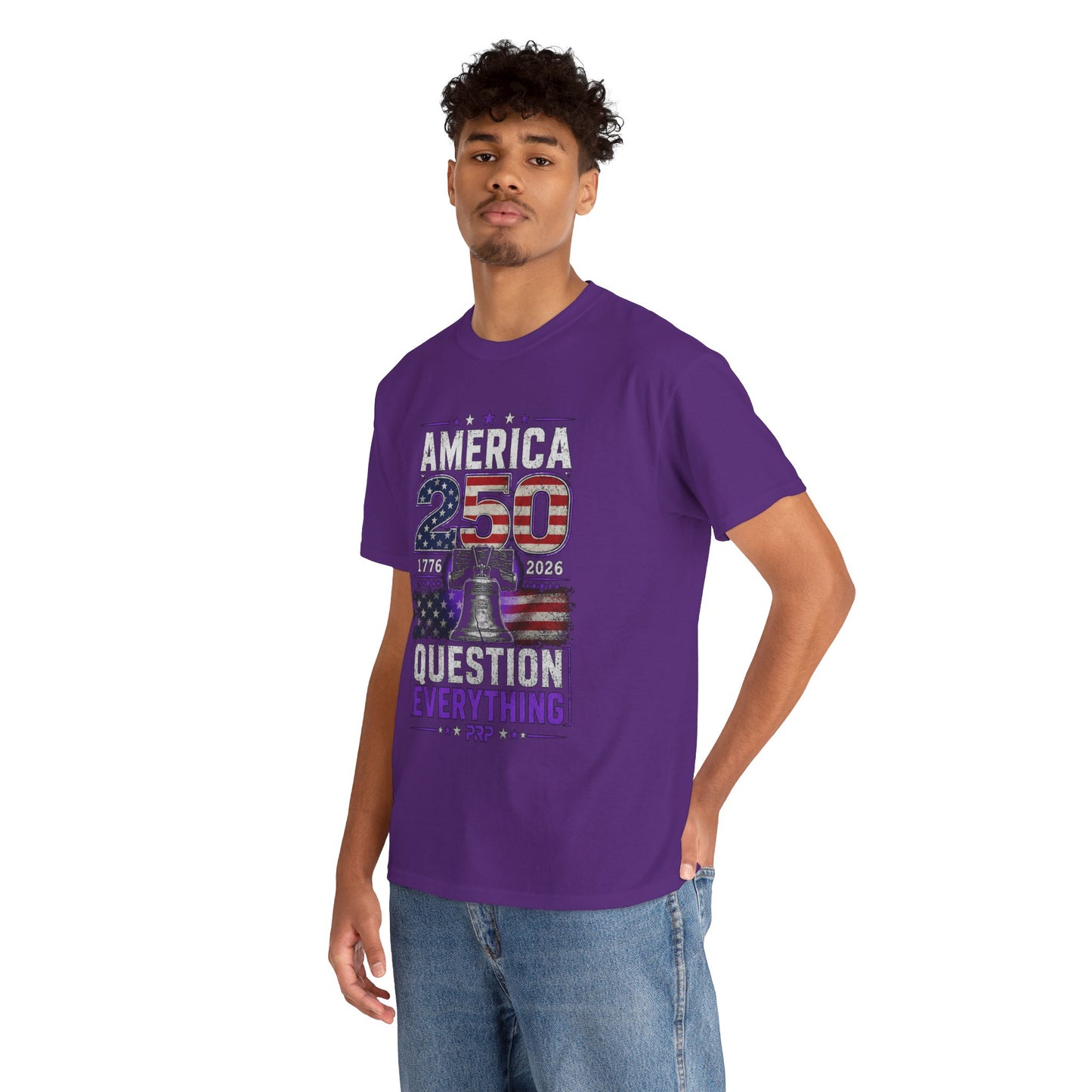 America 250 Liberty Bell T-Shirt — "Question Everything" Patriotic 1776–2026 Tee