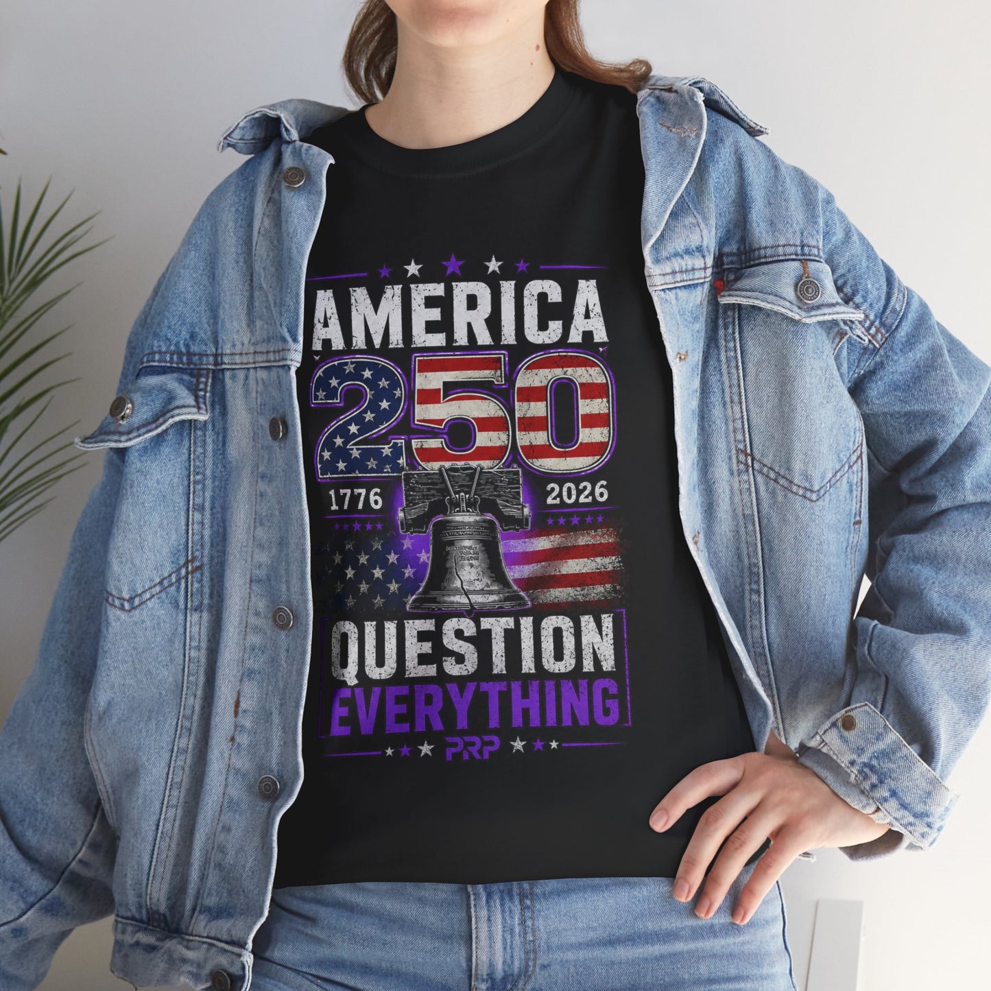 America 250 Liberty Bell T-Shirt — "Question Everything" Patriotic 1776–2026 Tee