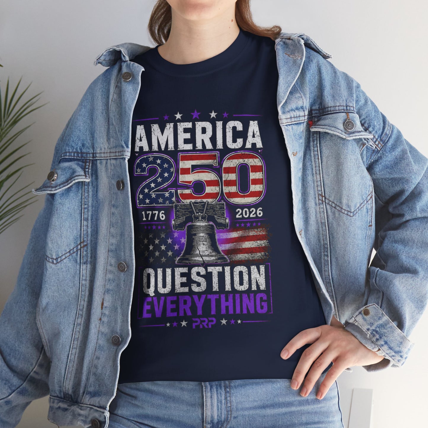 America 250 Liberty Bell T-Shirt — "Question Everything" Patriotic 1776–2026 Tee
