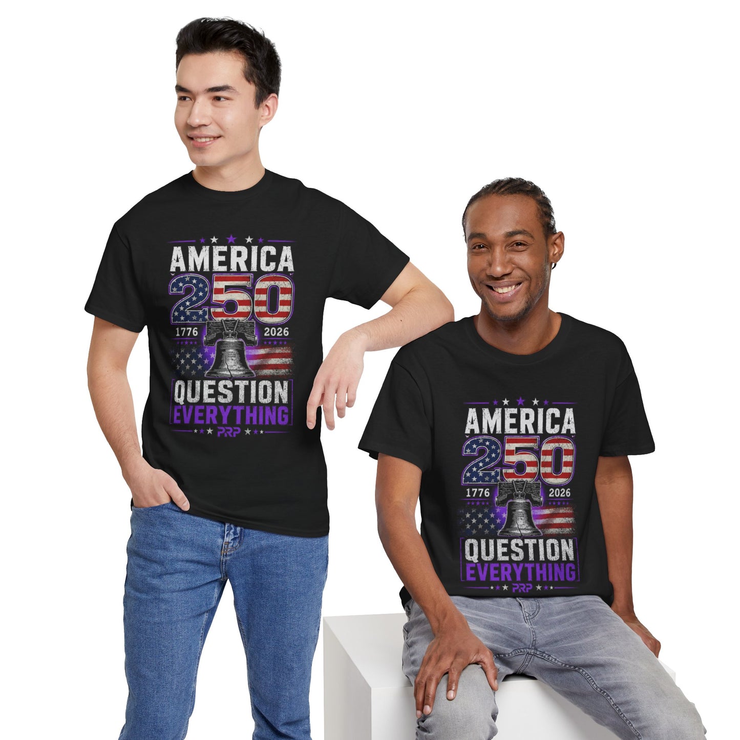 America 250 Liberty Bell T-Shirt — "Question Everything" Patriotic 1776–2026 Tee