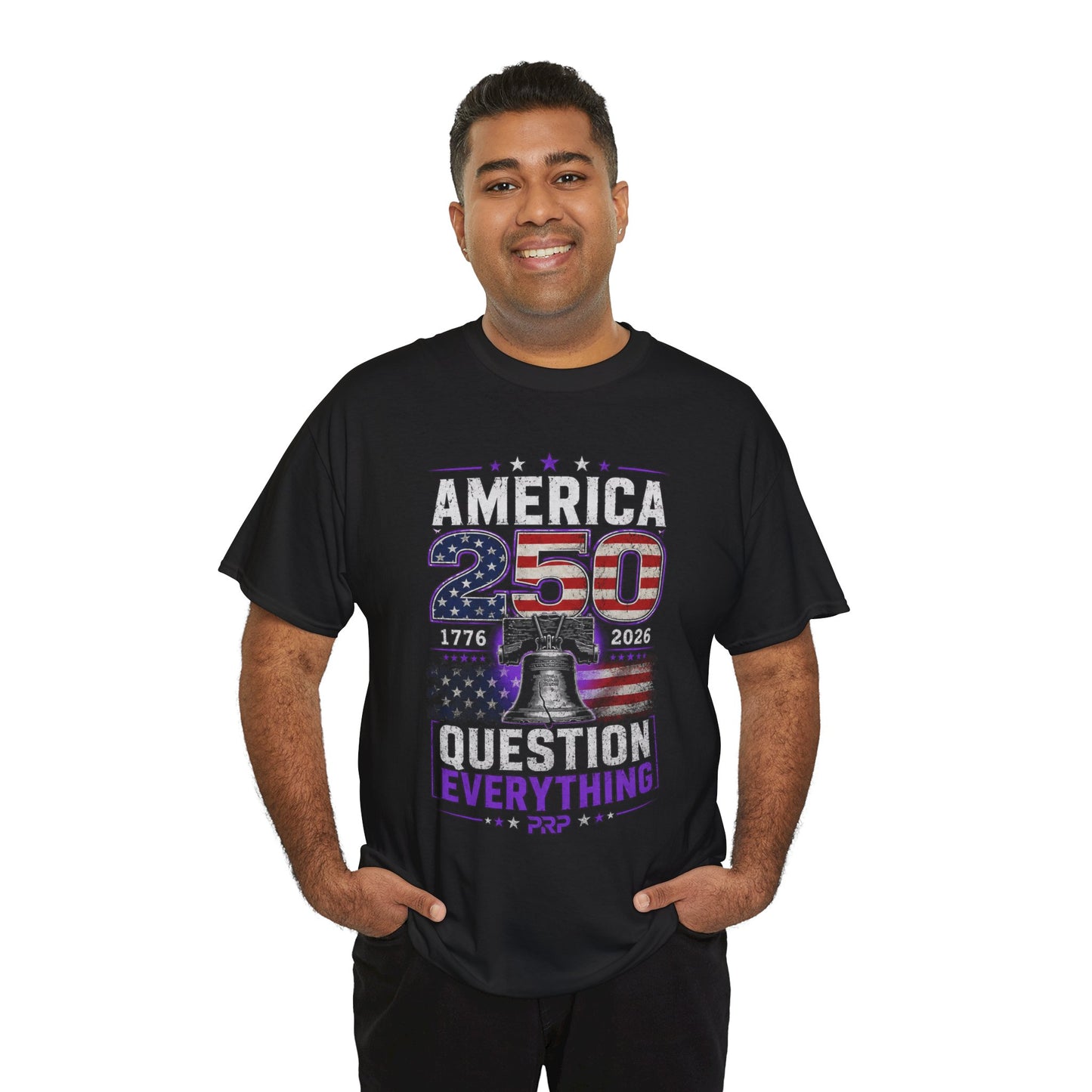 America 250 Liberty Bell T-Shirt — "Question Everything" Patriotic 1776–2026 Tee