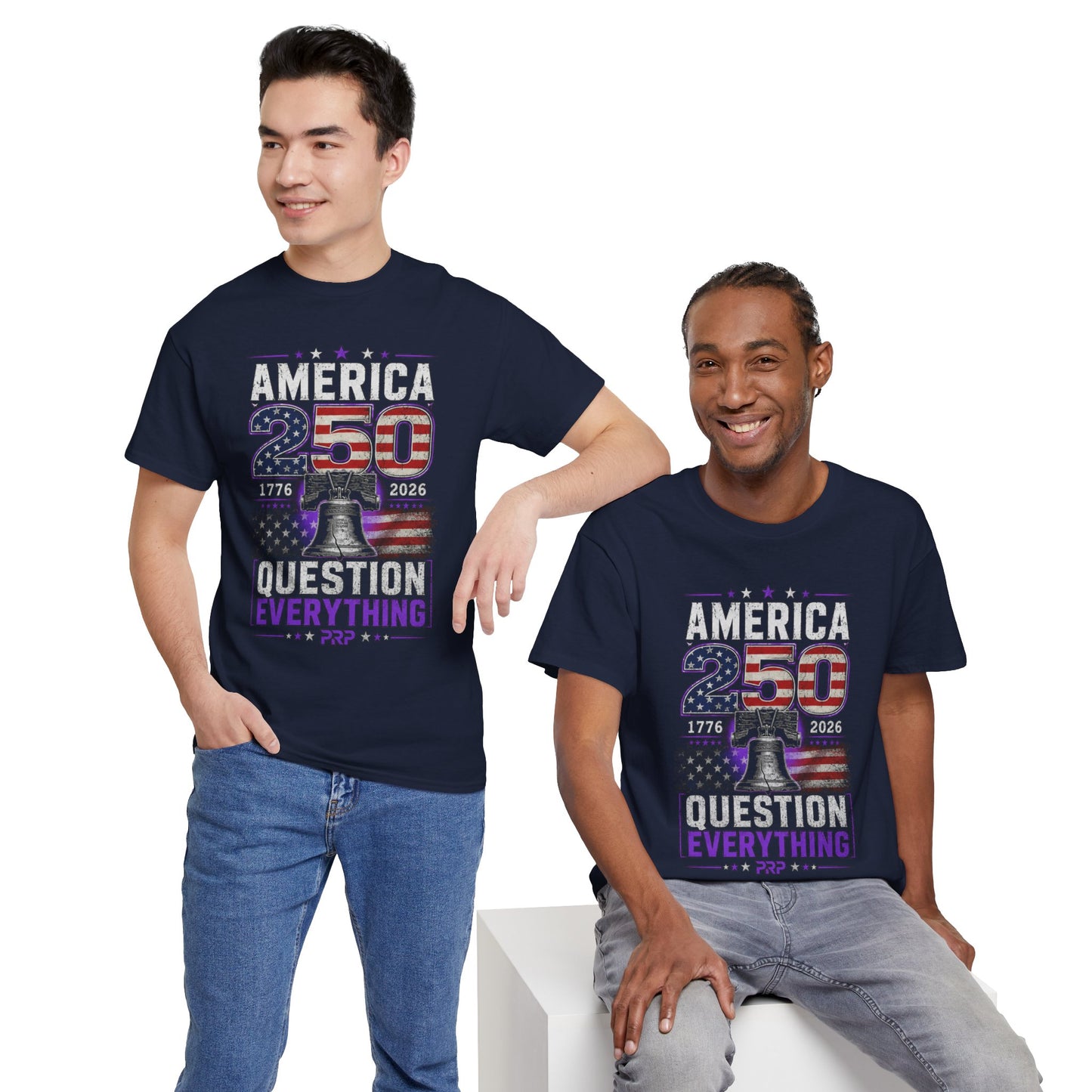 America 250 Liberty Bell T-Shirt — "Question Everything" Patriotic 1776–2026 Tee