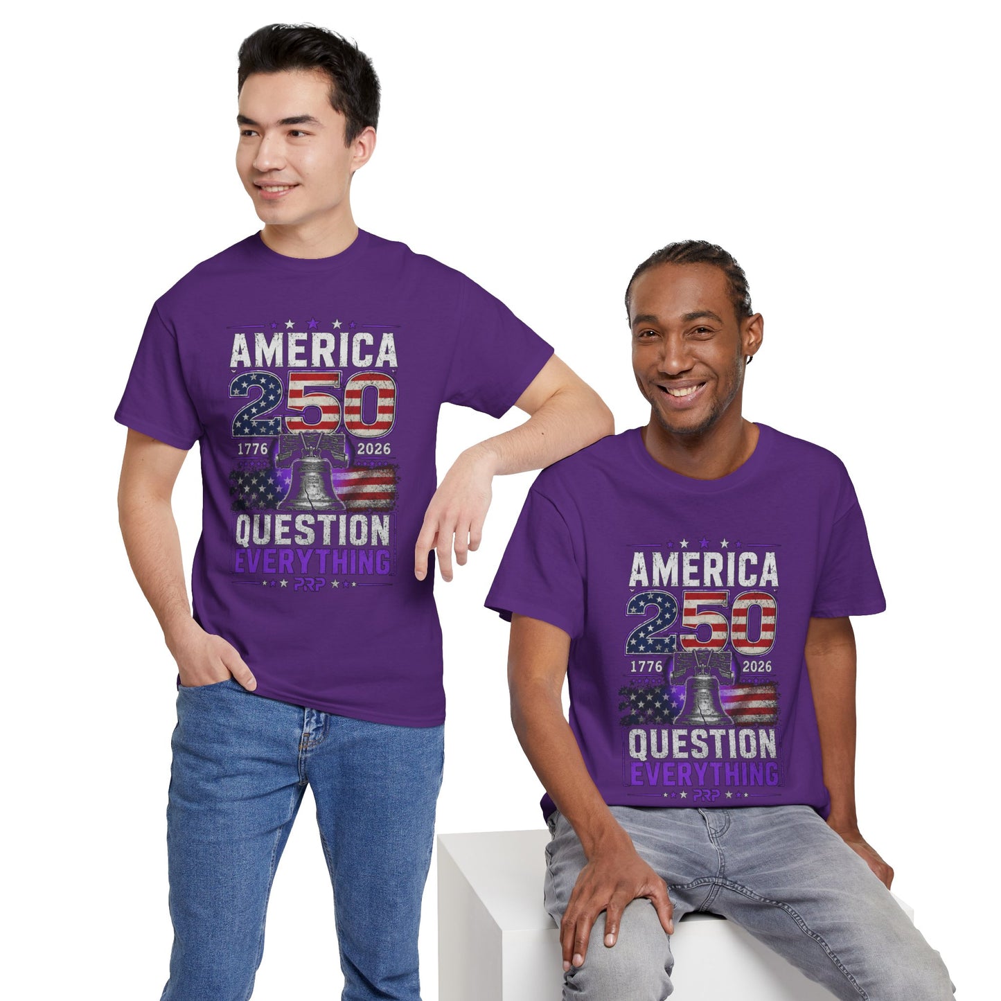 America 250 Liberty Bell T-Shirt — "Question Everything" Patriotic 1776–2026 Tee