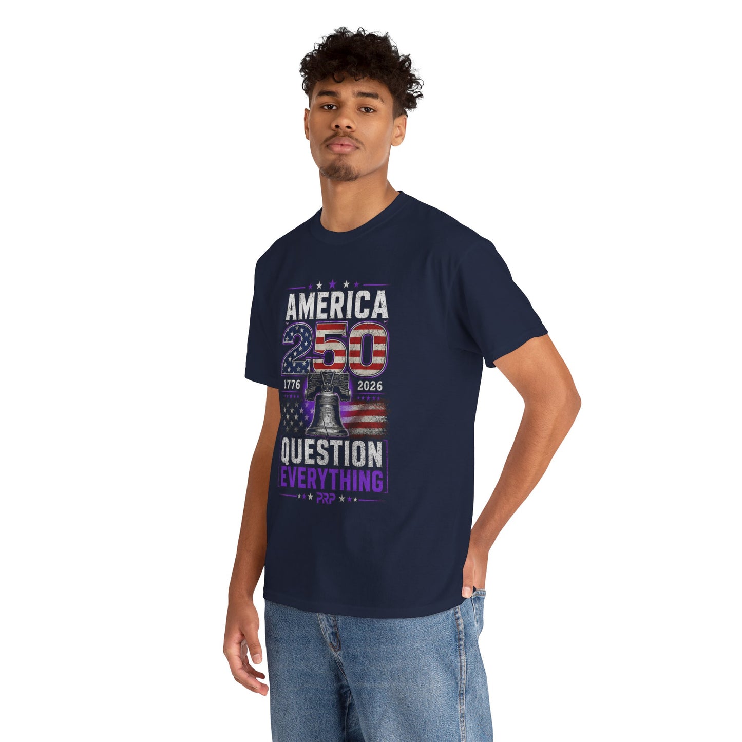 America 250 Liberty Bell T-Shirt — "Question Everything" Patriotic 1776–2026 Tee